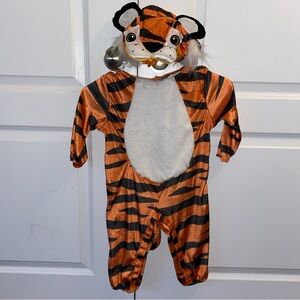 Tiger Striped Kids One Piece Costume